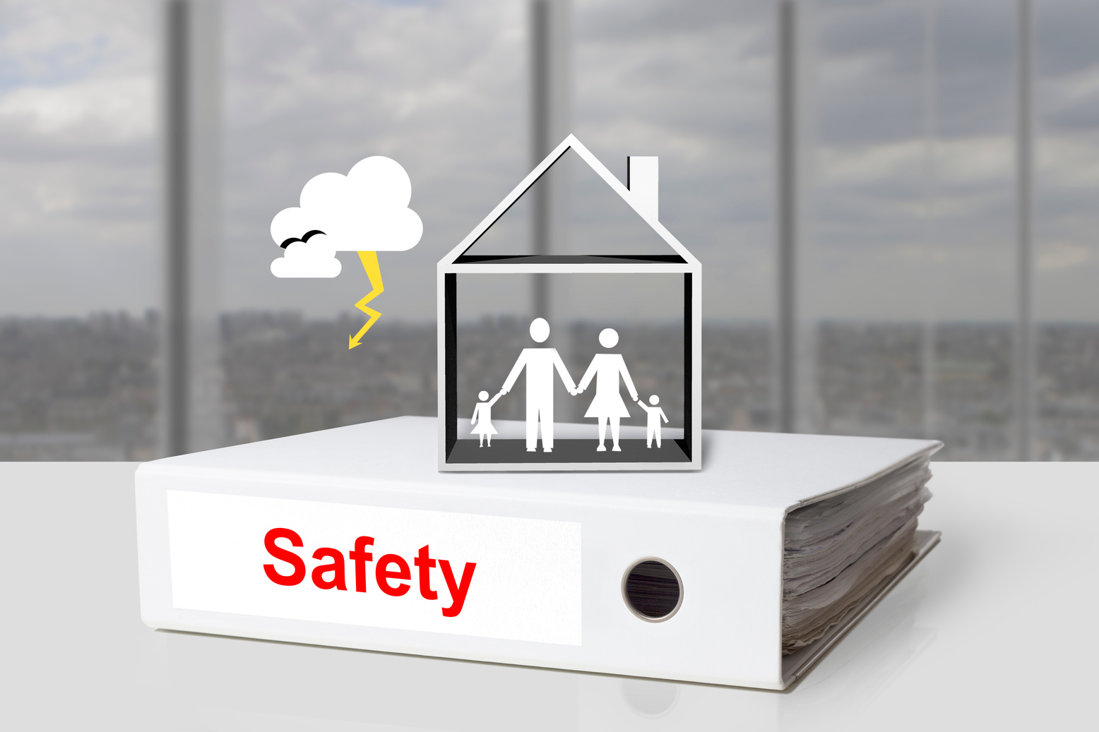 office binder safety family home